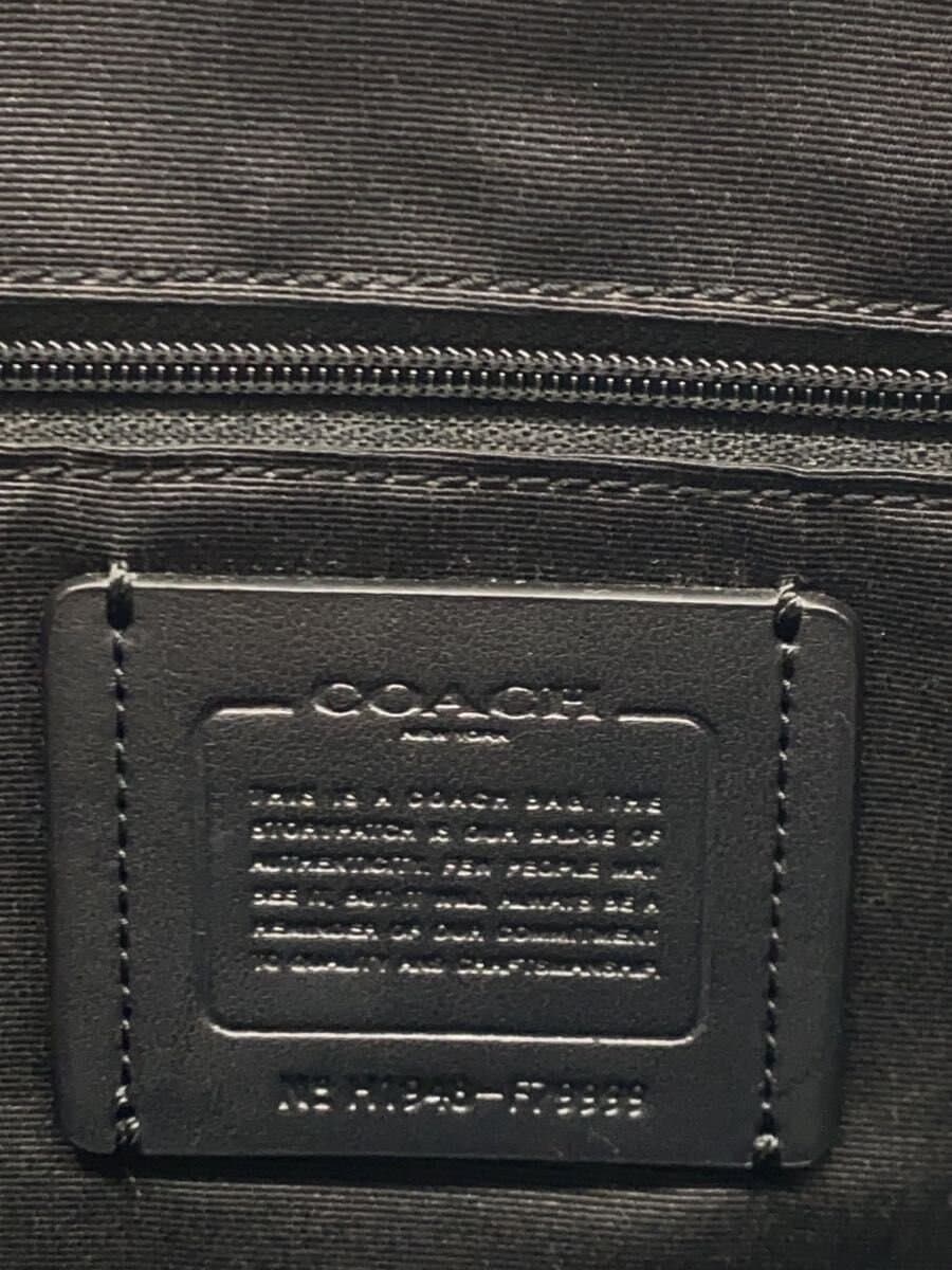 COACH Prairie Satchel 2-Way Handbag Leather BLK F79999 5