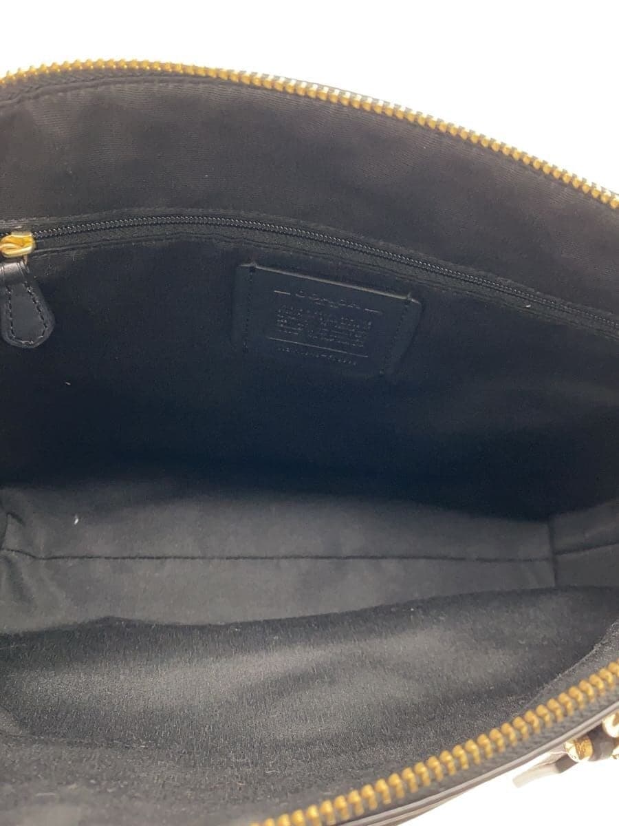 COACH Prairie Satchel 2-Way Handbag Leather BLK F79999 6