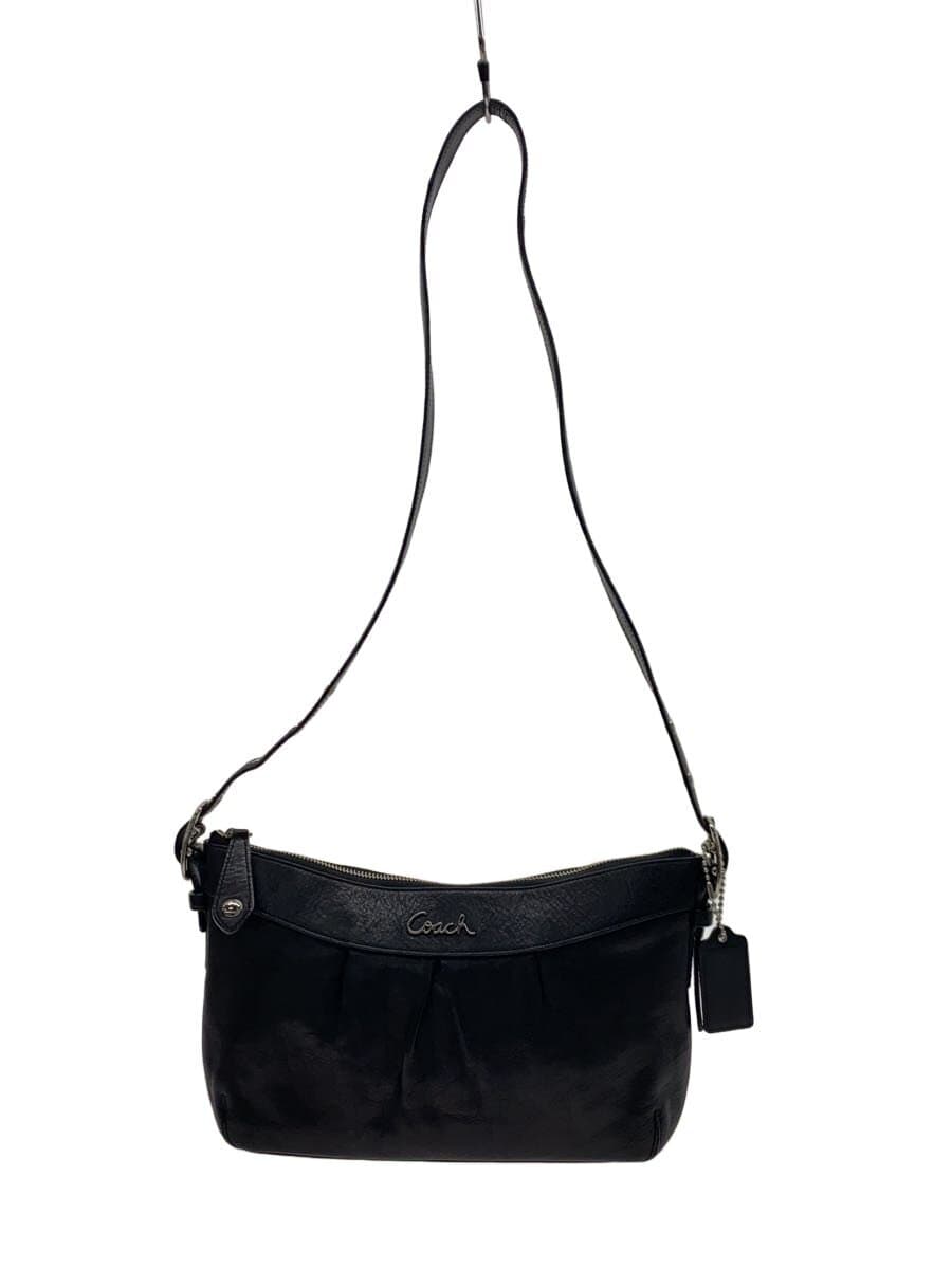 COACH Shoulder Bag_Ashleigh _East West Leather BLK