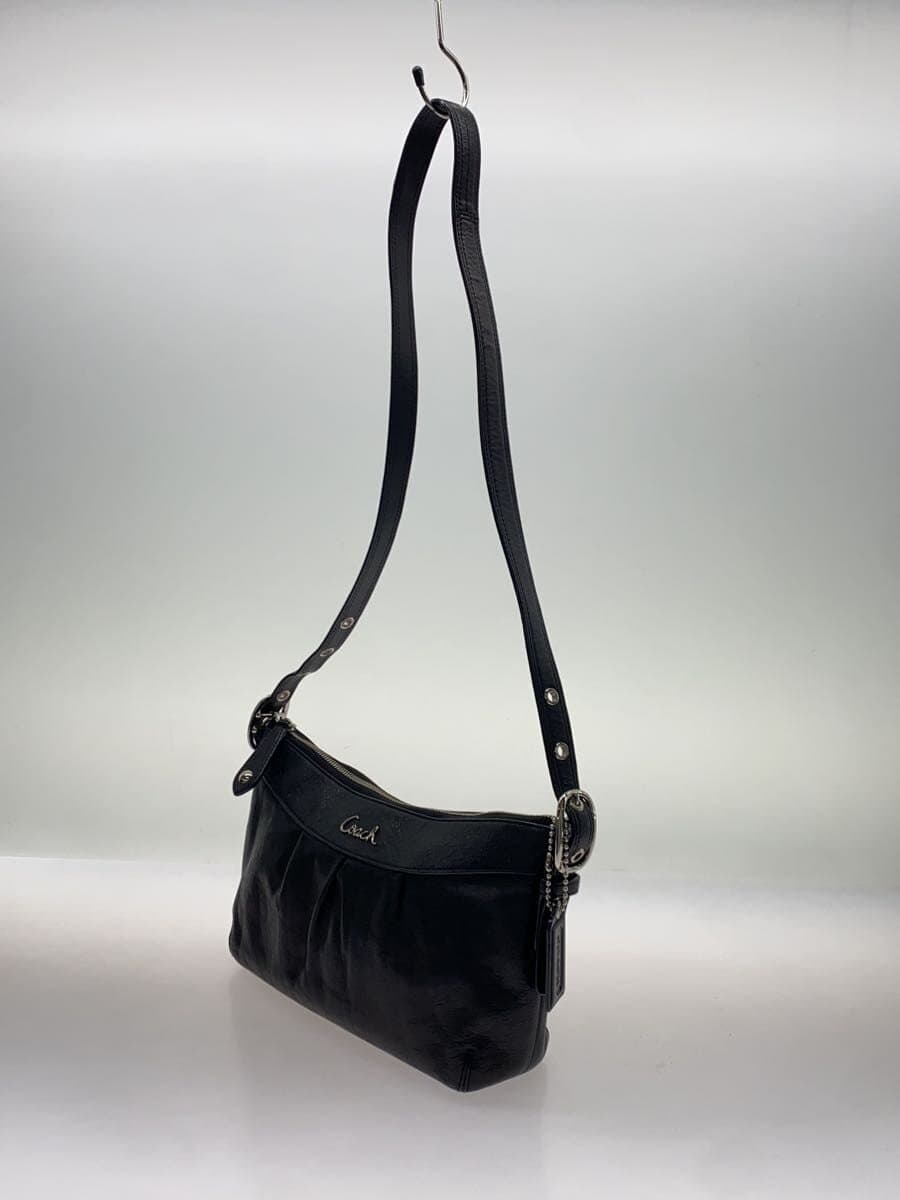 COACH Shoulder Bag_Ashleigh _East West Leather BLK 2