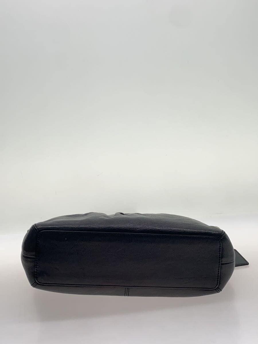 COACH Shoulder Bag_Ashleigh _East West Leather BLK 4