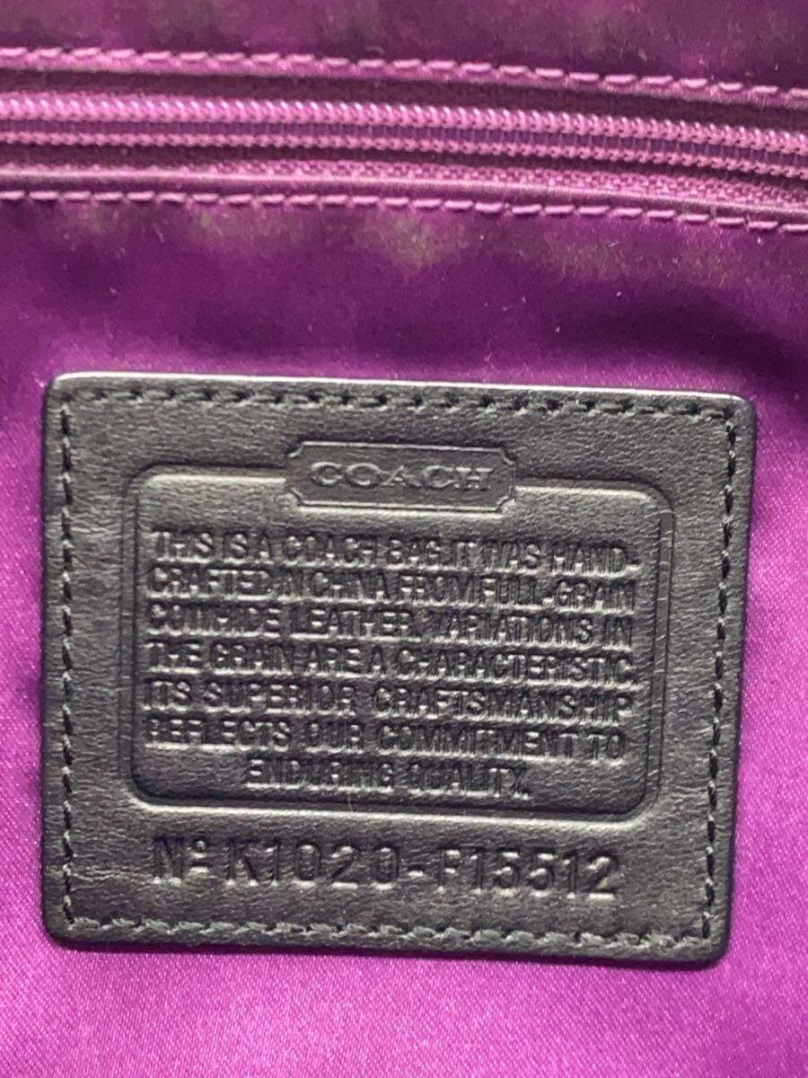 COACH Shoulder Bag_Ashleigh _East West Leather BLK 5