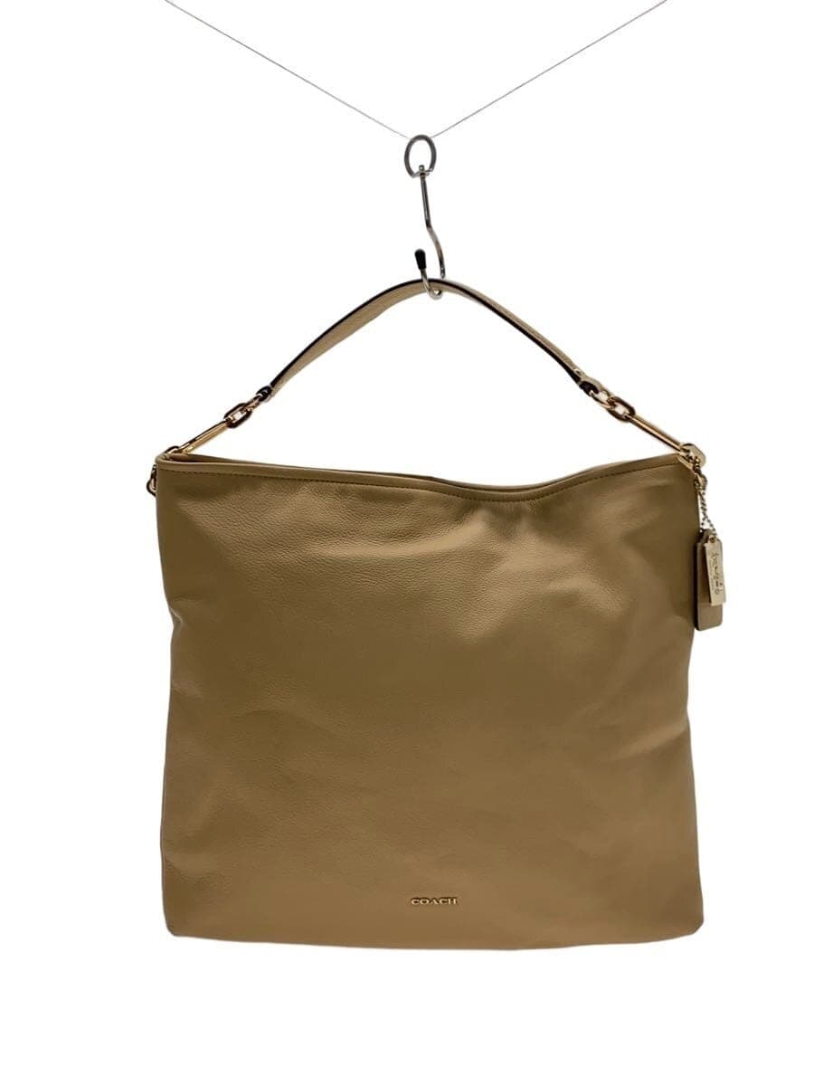 COACH Tote Bag_Madison_All Leather Leather BEG