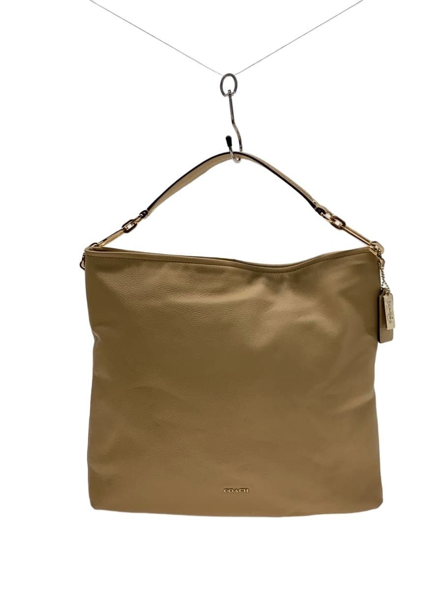 COACH Tote Bag_Madison_All Leather Leather BEG