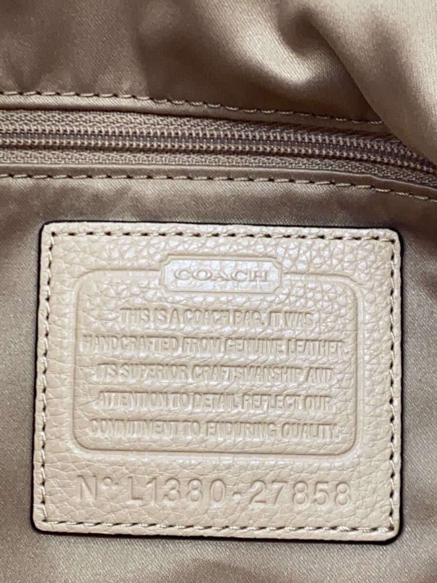 COACH Tote Bag_Madison_All Leather Leather BEG 5