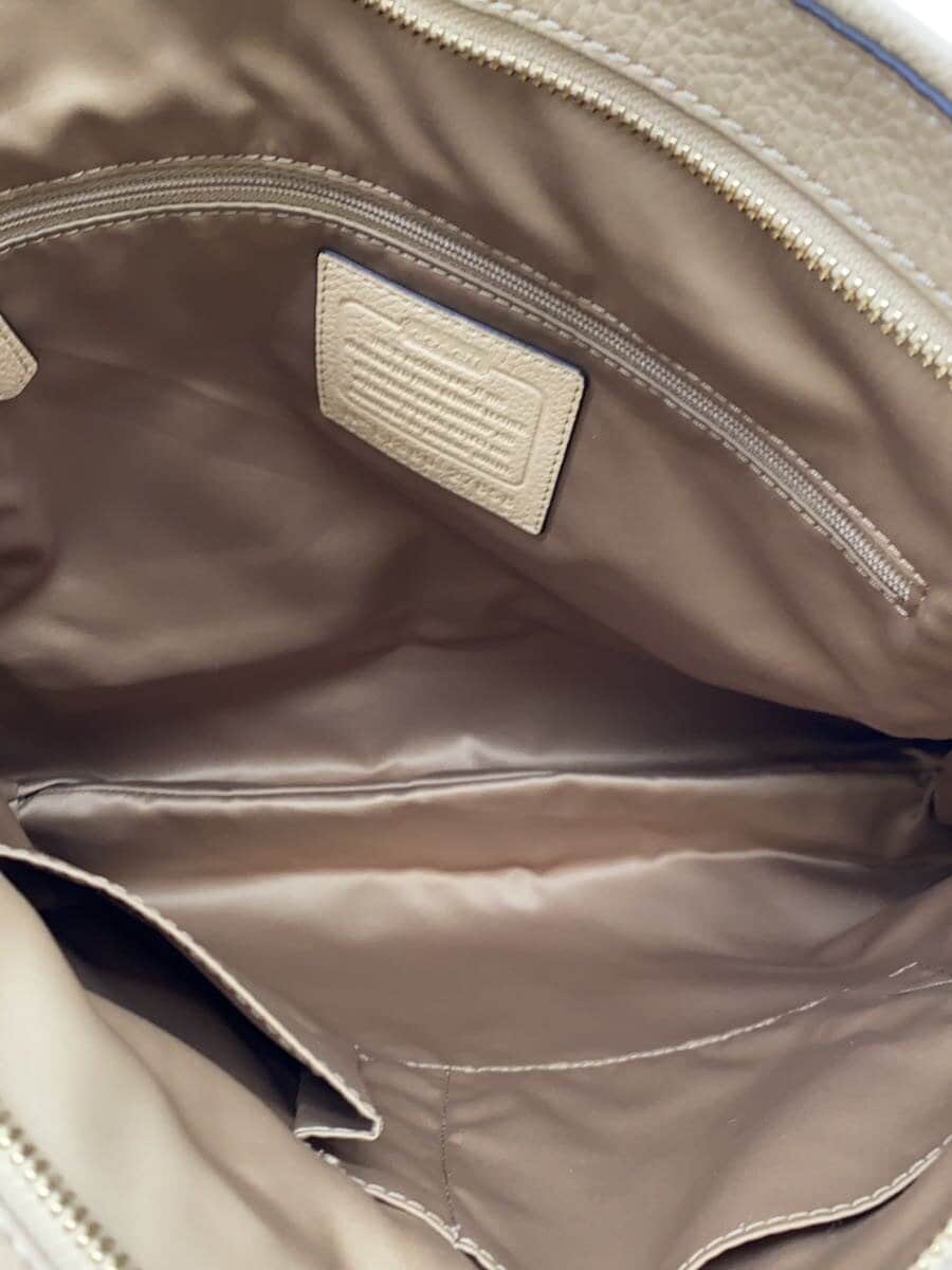COACH Tote Bag_Madison_All Leather Leather BEG 6