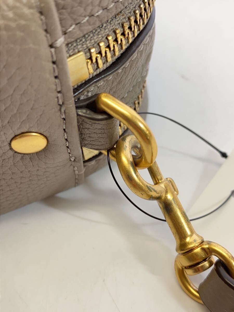 TORY BURCH Shoulder Bag Leather GRY 10010066 8