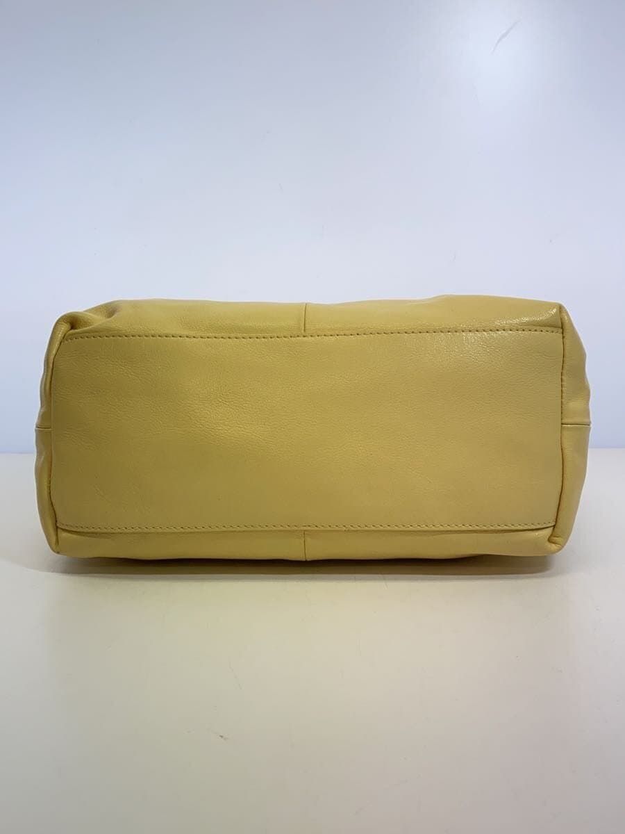 FURLA Shoulder Bag Leather YLW 4