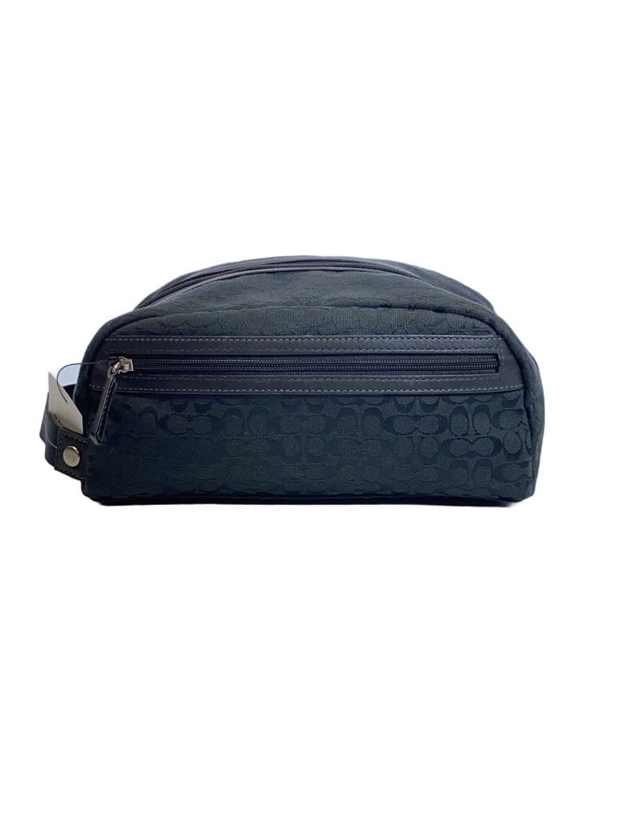 COACH Second Bag Canvas BLK All Over Pattern