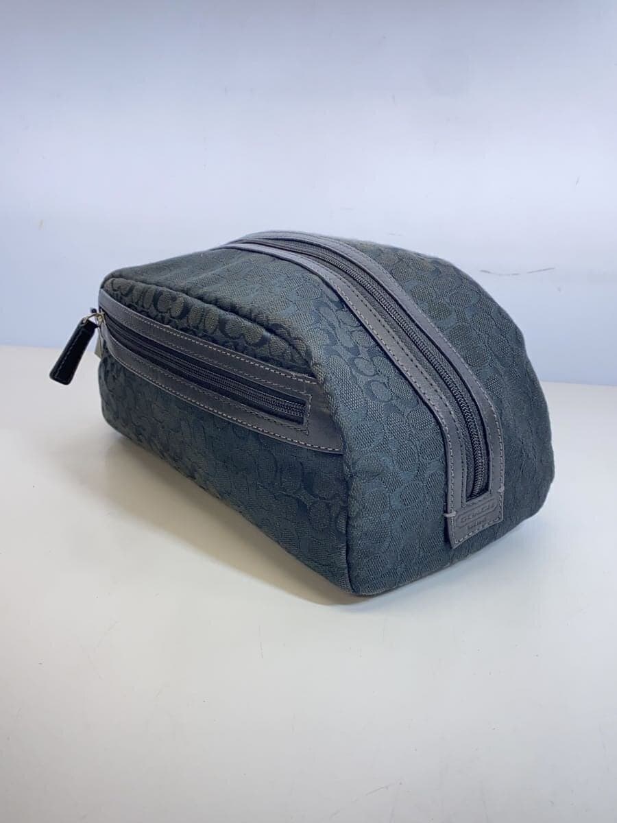 COACH Second Bag Canvas BLK All Over Pattern 2