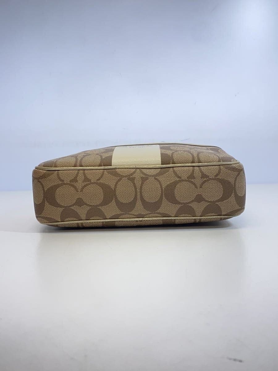 COACH Shoulder Bag_Signature Canvas WHT All Over Pattern 4