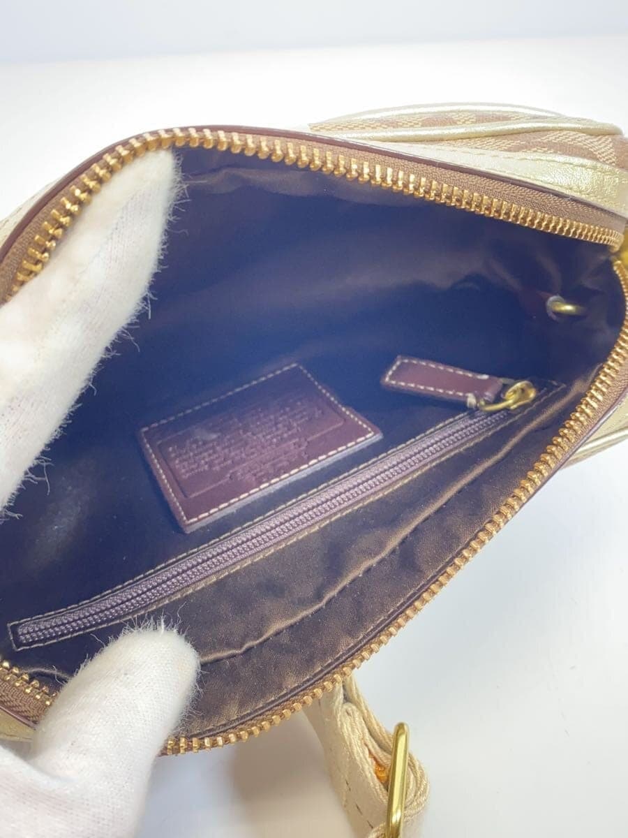 COACH Shoulder Bag_Signature Canvas WHT All Over Pattern 6