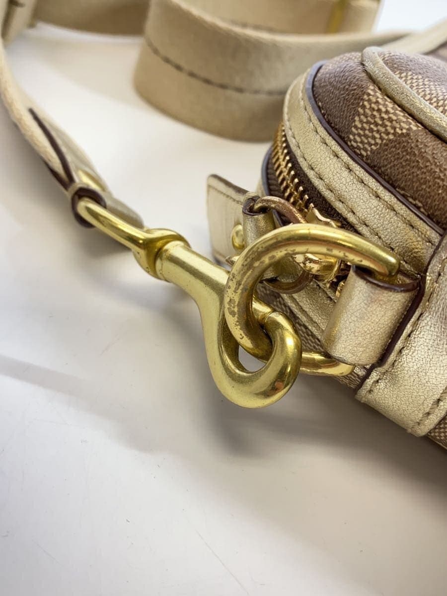 COACH Shoulder Bag_Signature Canvas WHT All Over Pattern 9