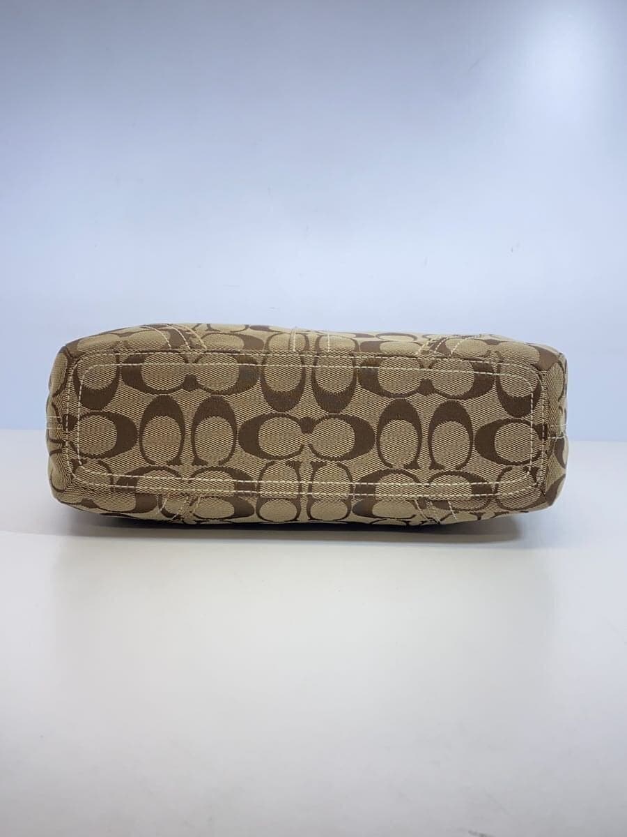 COACH Soft Duffle_Signature Canvas BEG All Over Pattern 4