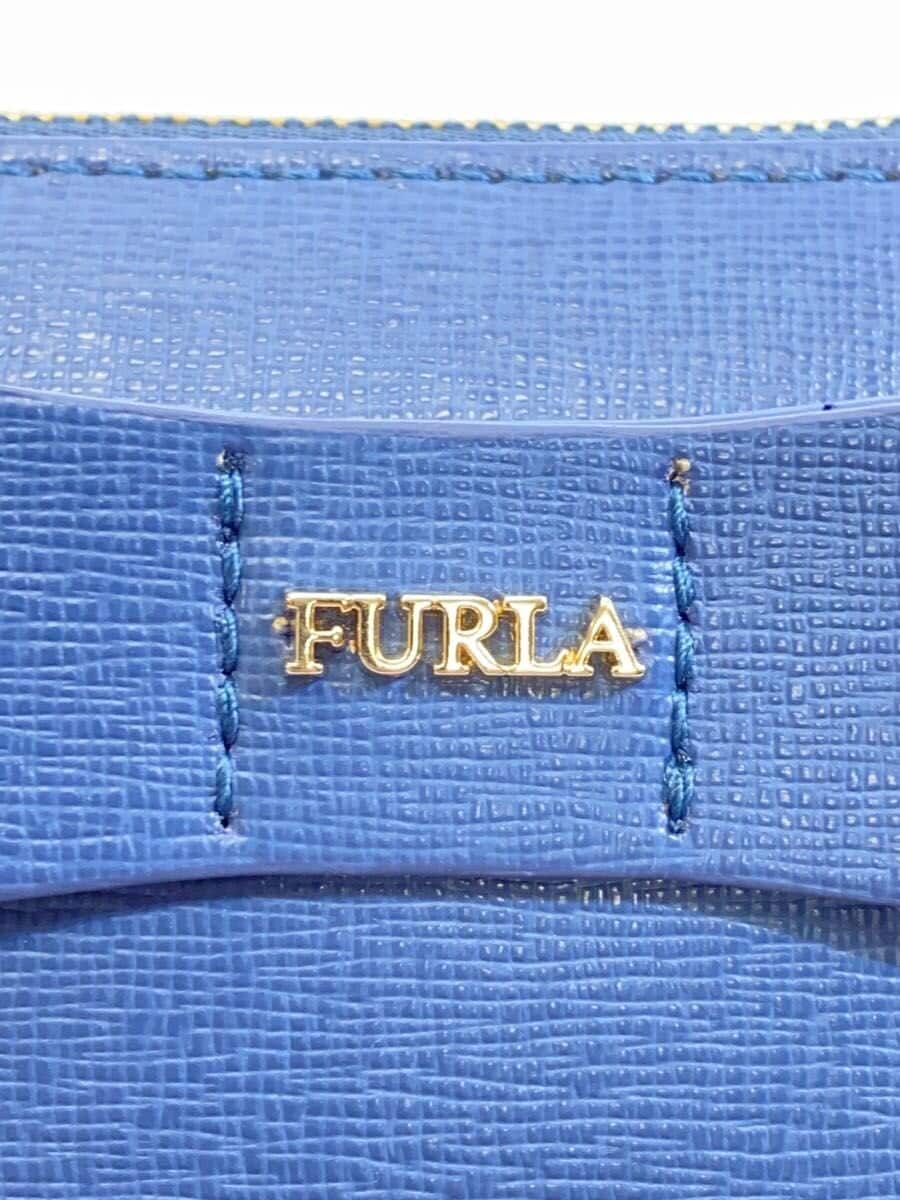 FURLA Shoulder Bag PVC BLU Solid 5