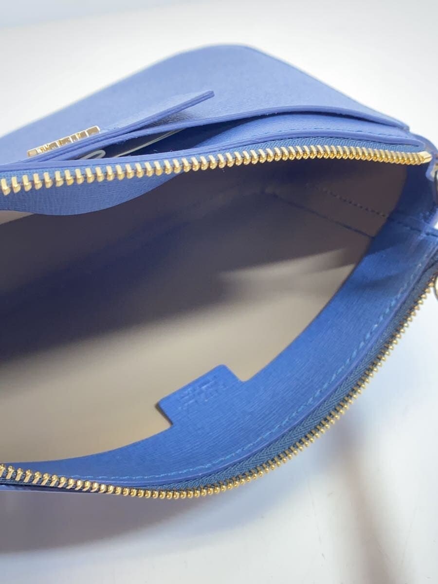 FURLA Shoulder Bag PVC BLU Solid 6