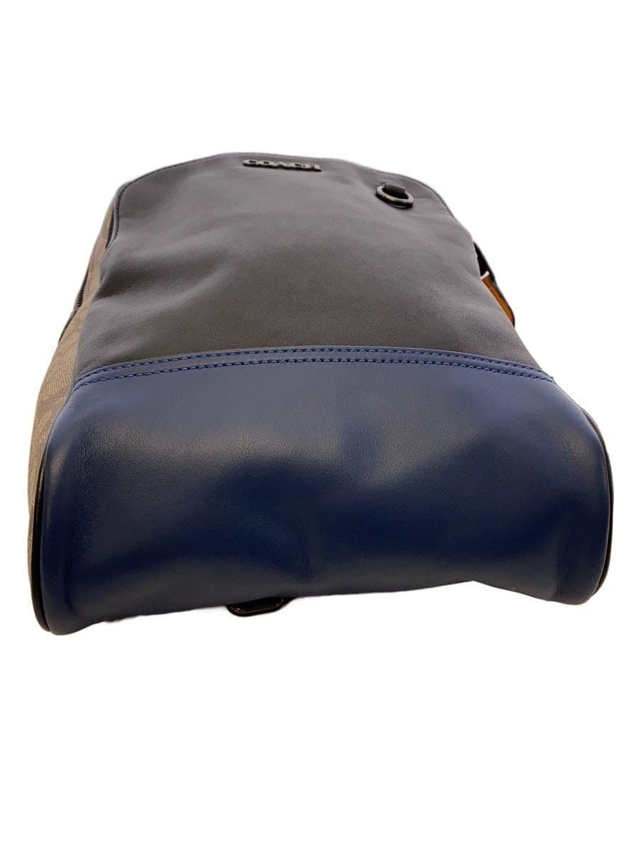 COACH Shoulder Bag PVC BEG All Over Pattern 89935 4