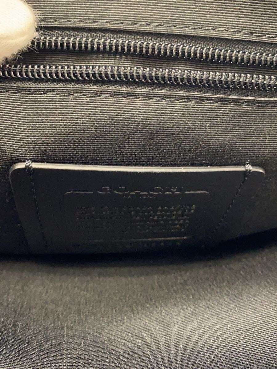 COACH Shoulder Bag PVC BEG All Over Pattern 89935 5