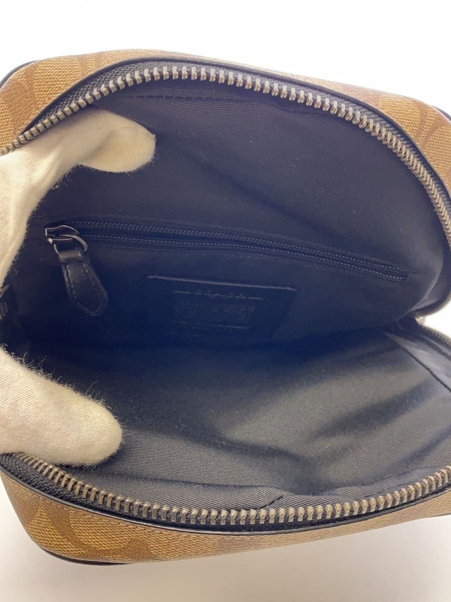 COACH Shoulder Bag PVC BEG All Over Pattern 89935 6