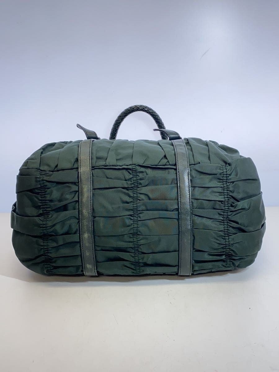 PRADA Gather 2WAY Handbag Nylon GRN 4