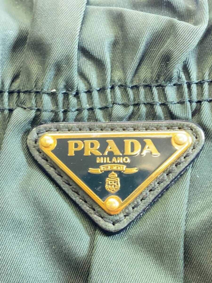 PRADA Gather 2WAY Handbag Nylon GRN 5