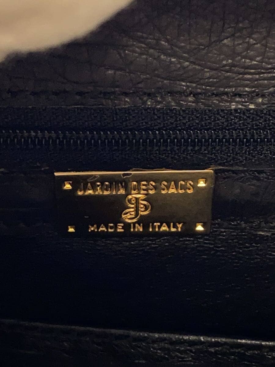 JARDIN DES SACS Tote Bag Leather BLK 5