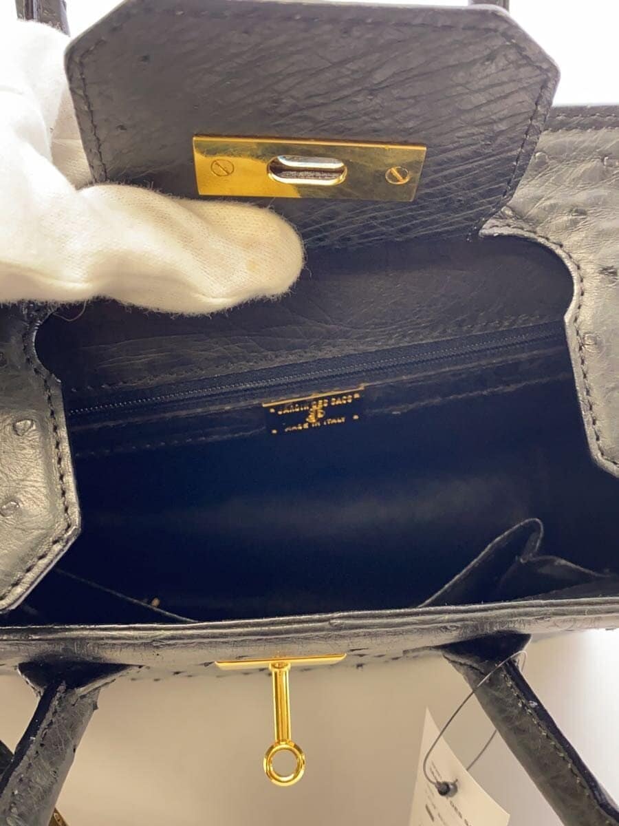 JARDIN DES SACS Tote Bag Leather BLK 6