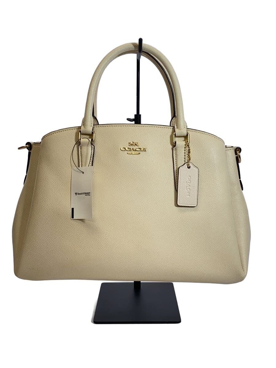 COACH Sage Cariol Leather CRM Solid Color F28976