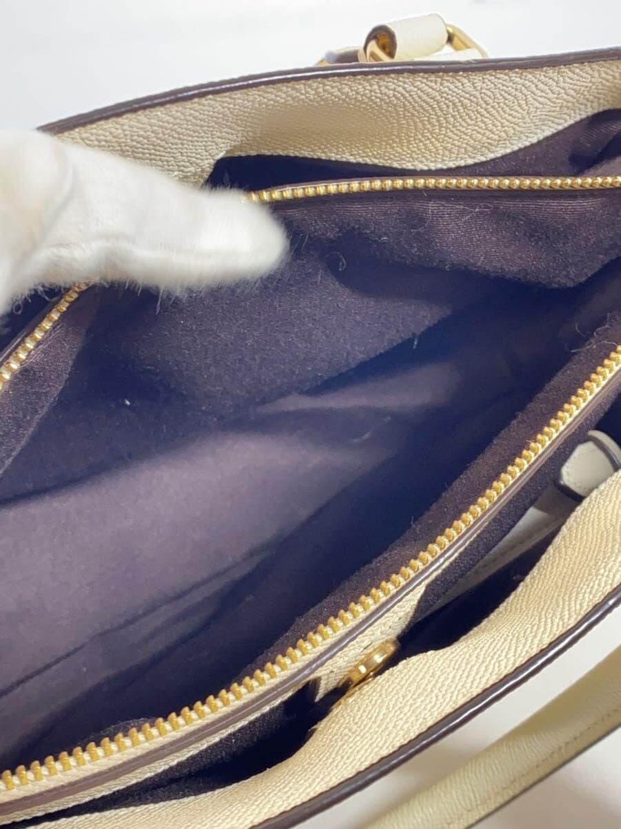 COACH Sage Cariol Leather CRM Solid Color F28976 6