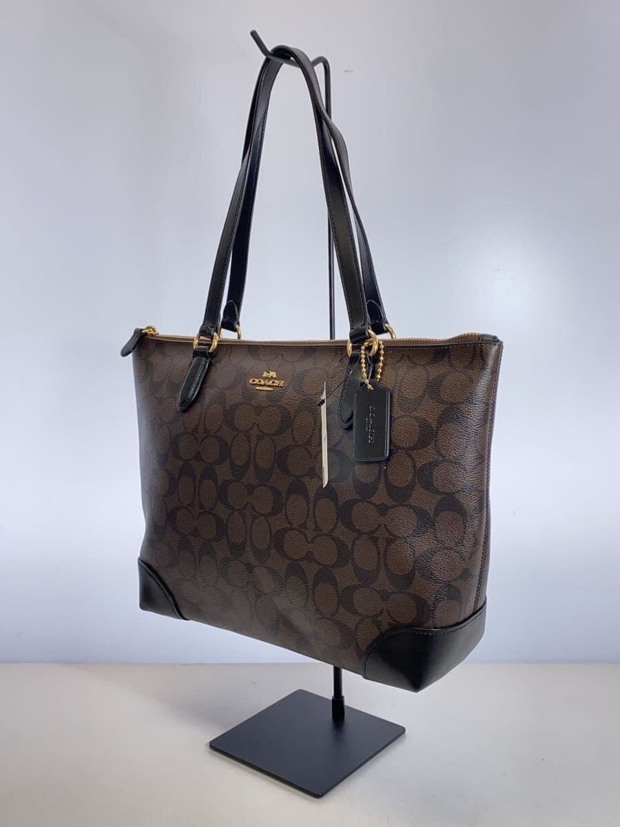 COACH Tote Bag_Signature PVC BRW All-Over Print F29208 2