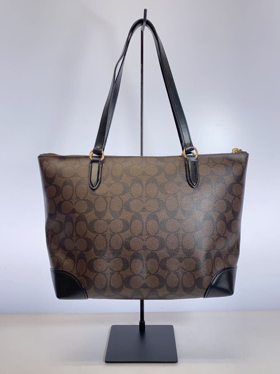 COACH Tote Bag_Signature PVC BRW All-Over Print F29208 3