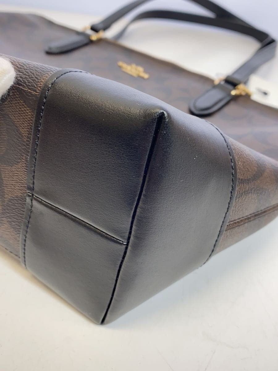 COACH Tote Bag_Signature PVC BRW All-Over Print F29208 8