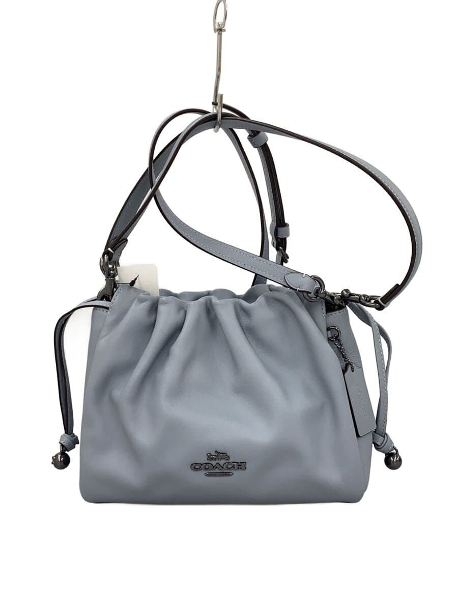 COACH Shoulder Bag PVC BLU CT763