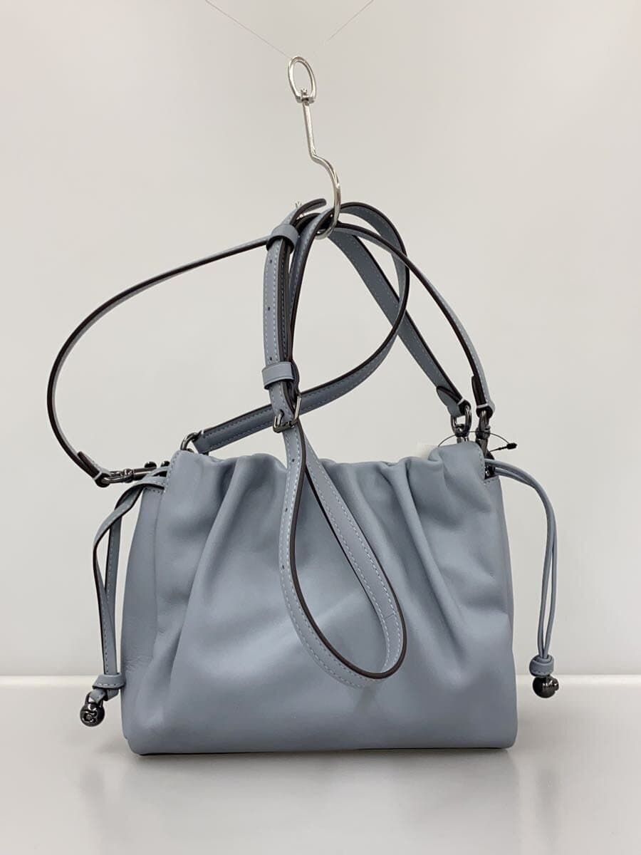COACH Shoulder Bag PVC BLU CT763 3
