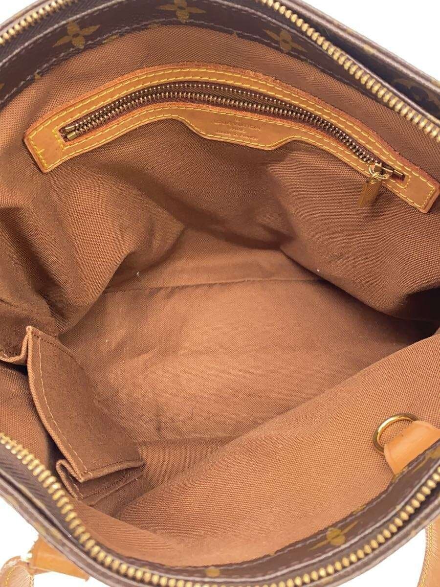 LOUIS VUITTON Cabas Piano Monogram Canvas PVC BRW Monogram M51148 6