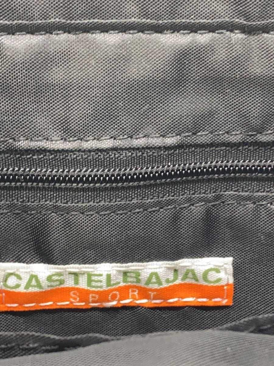 CASTELBAJAC Shoulder Bag Faux Leather WHT All Over Pattern 5