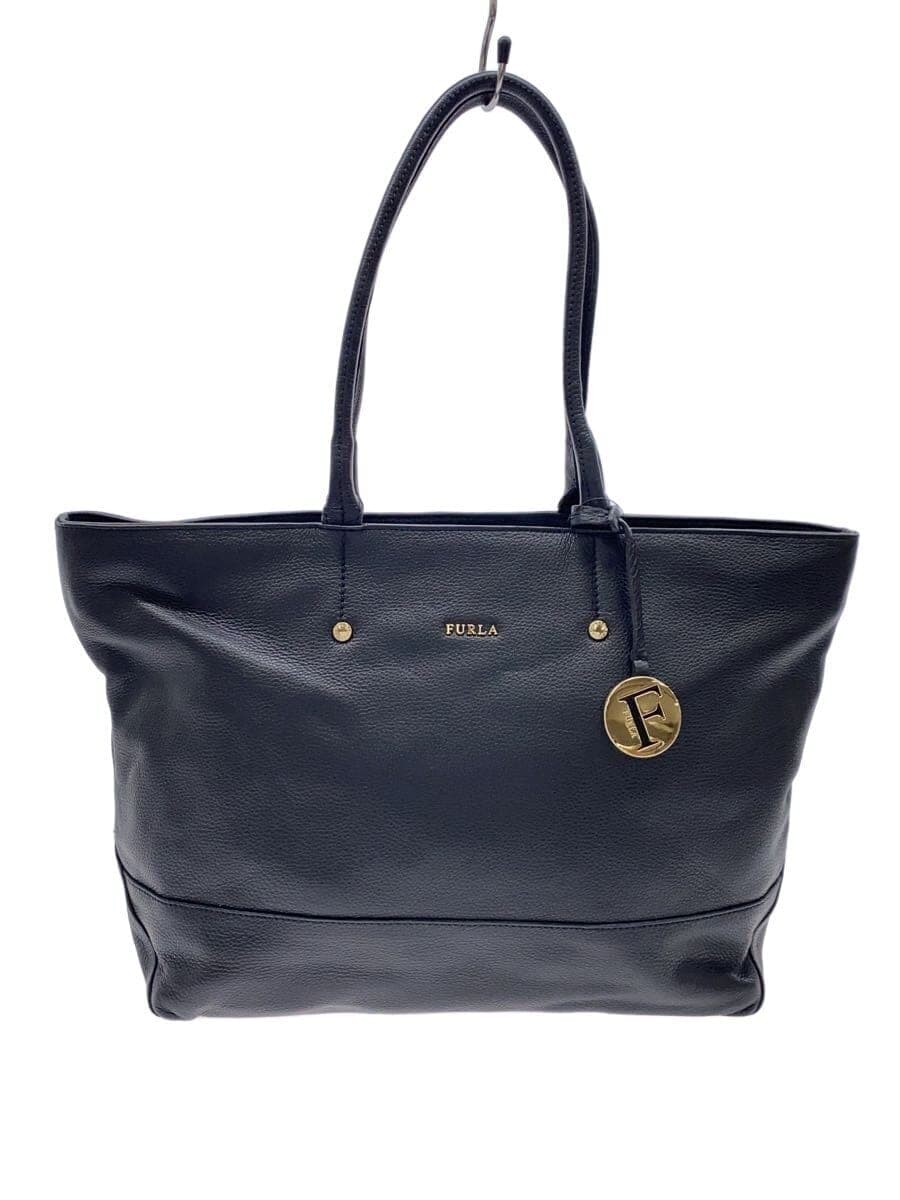 FURLA Tote Bag Leather BLK
