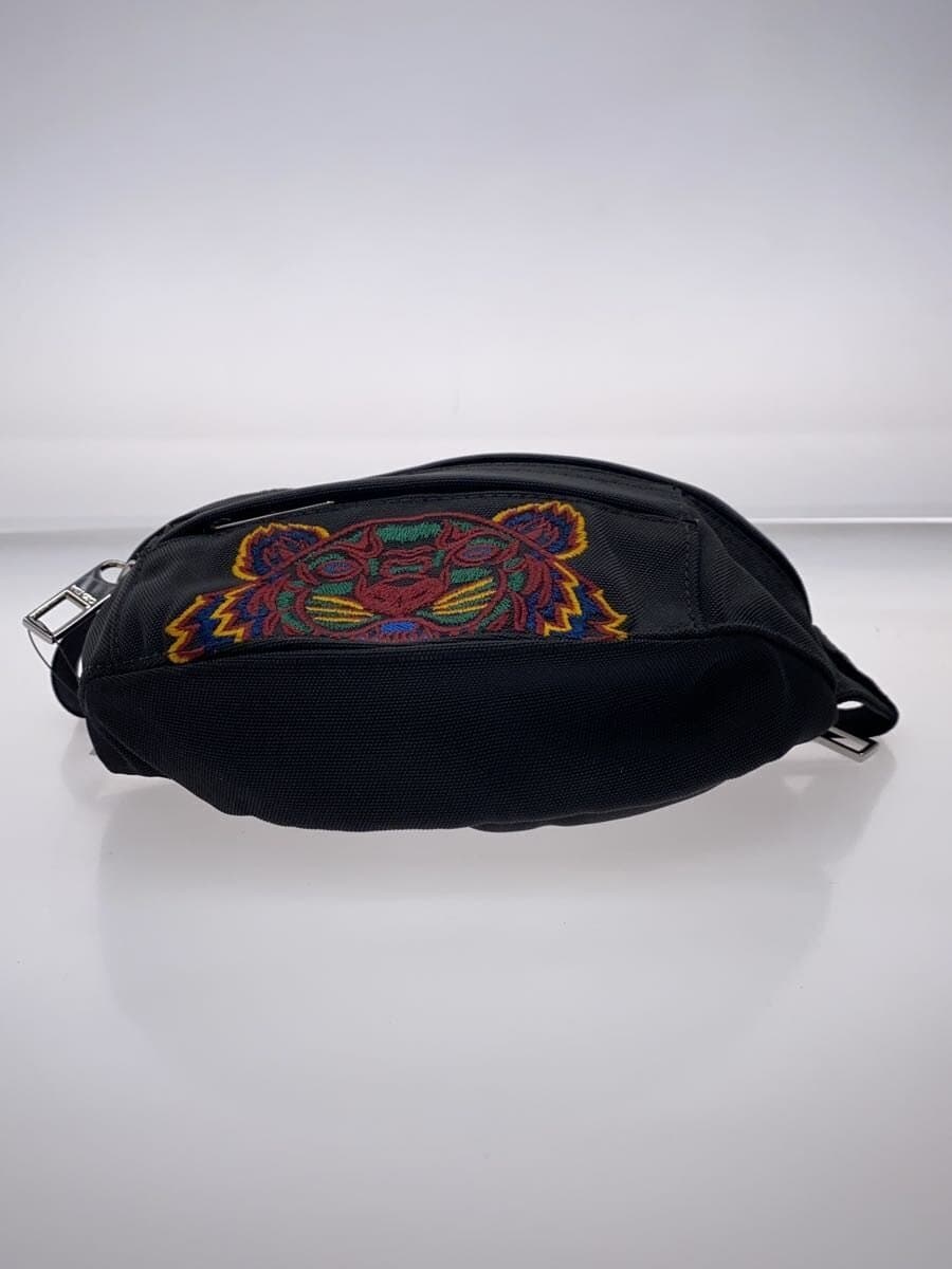 KENZO Waist Bag Polyester BLK F965SF307F20 Multicolor Embroidery 4