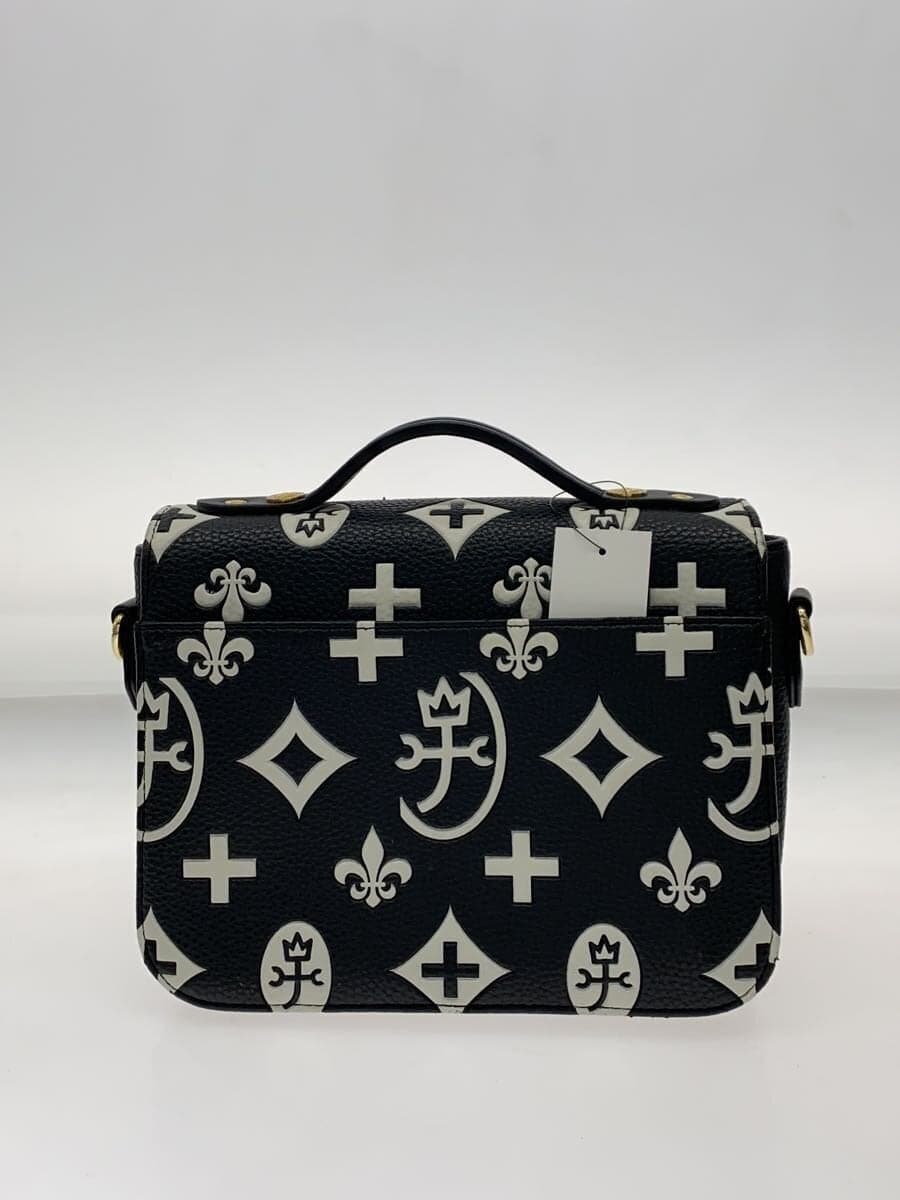CASTELBAJAC Shoulder Bag BLK All Over Pattern 068131 3