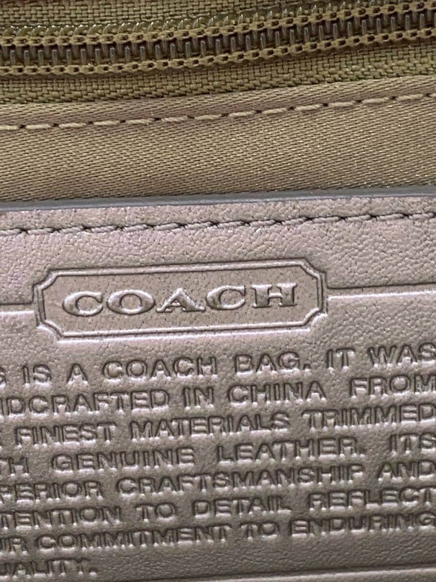 COACH Beads Signature Tote Tote Bag Canvas CML 8K53 5