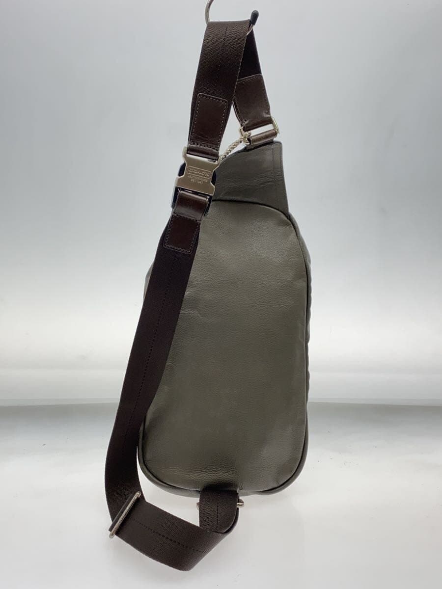 COACH Shoulder Bag Leather KHK 70360 Thompson Body Bag 3