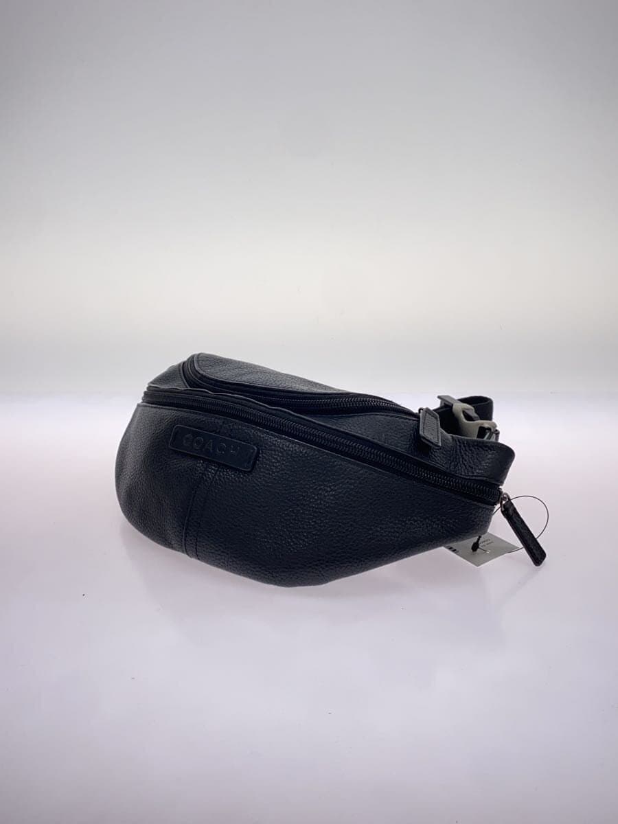 COACH Waist Bag Leather BLK F77233 2