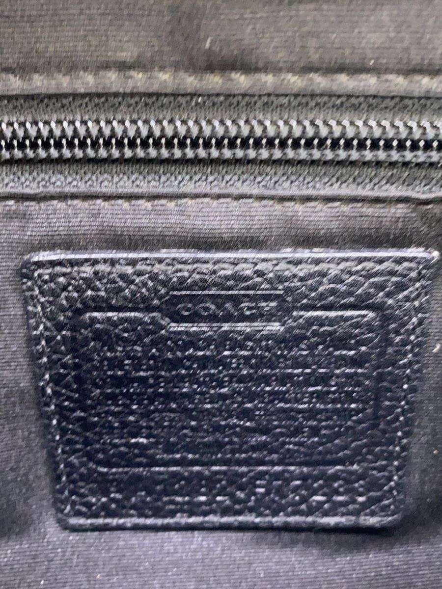 COACH Waist Bag Leather BLK F77233 5