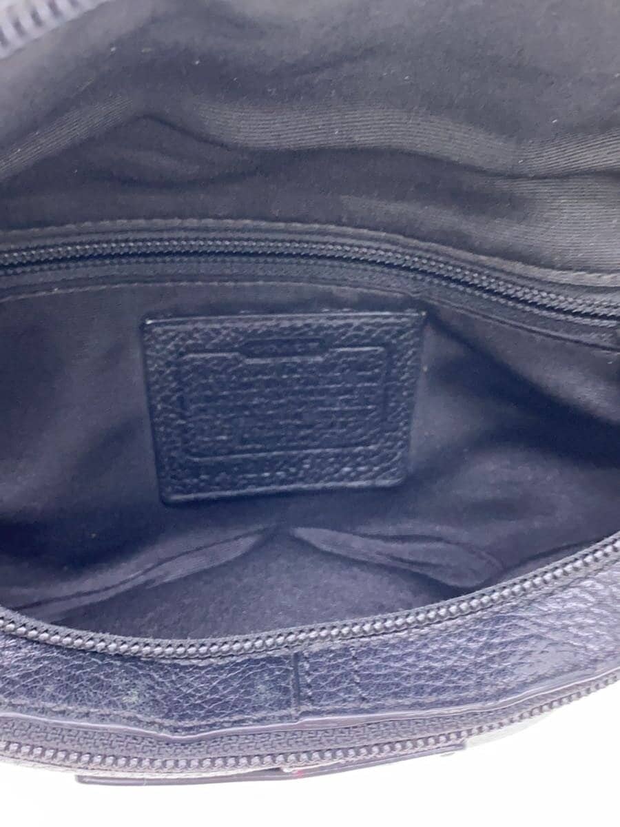 COACH Waist Bag Leather BLK F77233 6