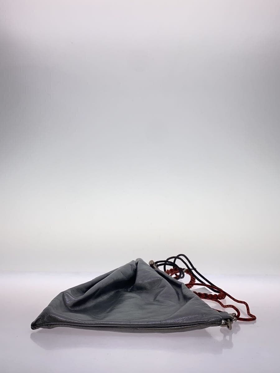 ithelicy Drawstring Shoulder Bag Leather SLV 4