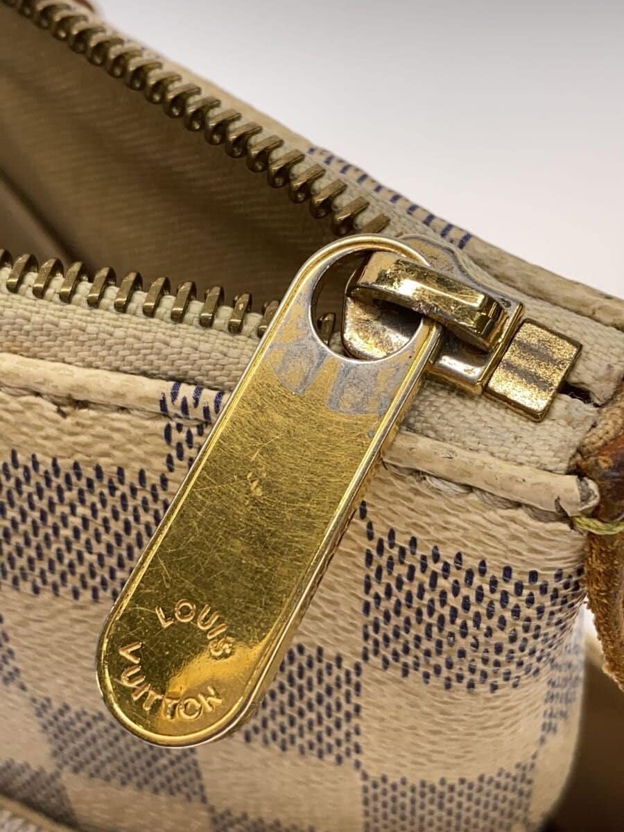 LOUIS VUITTON Totally MM Damier Azur PVC WHT Allover Pattern N51262 7
