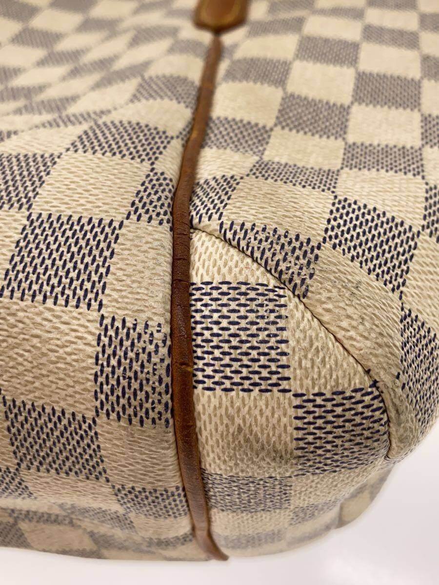 LOUIS VUITTON Totally MM Damier Azur PVC WHT Allover Pattern N51262 8