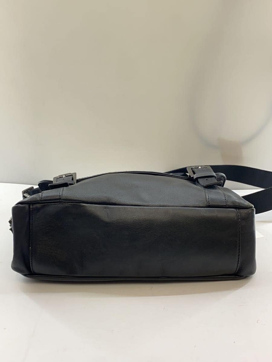 GUIA’S Shoulder Bag Leather BLK Solid 4