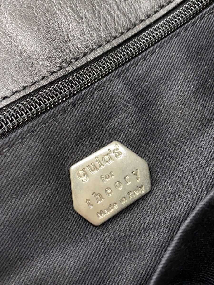 GUIA’S Shoulder Bag Leather BLK Solid 5