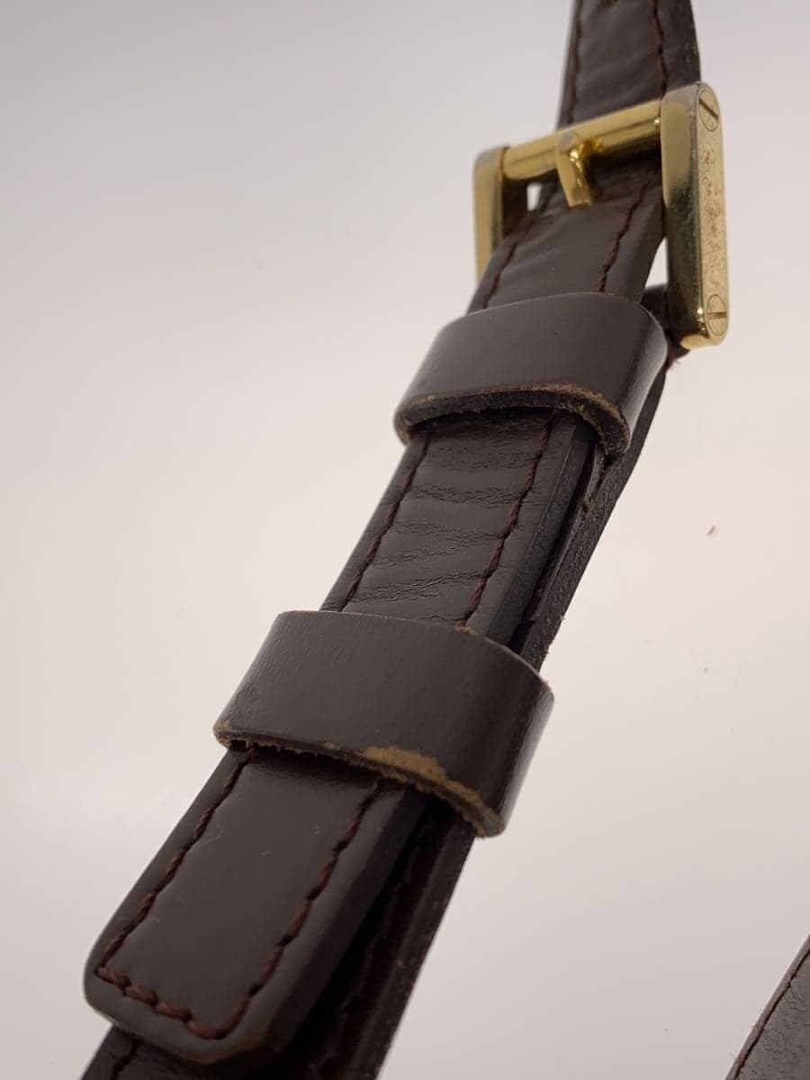 LOUIS VUITTON Musette_Damier Ébène PVC BRW Allover Pattern N51302 9